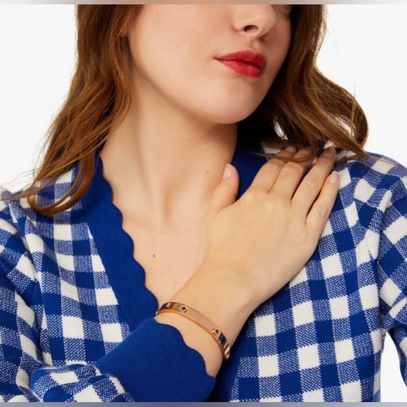 NWT! ♠️ Authentic kate spade bangle/bracelet in rose gold - Picture 4 of 8